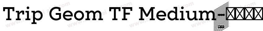 Trip Geom TF Medium字体转换